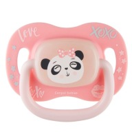 CANPOL Panda symetrický silikónový cumlík +18m