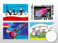 Hudobný zápisník Delta-Graphix A5, 16 listov