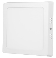 Prisadený LED panel 12W, neblikavý, CCD, štvorcový, silný, neutrálny
