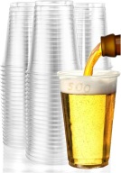 PLASTOVÉ POHÁRKY NA PIVNÉ PALIČKY 500ml 50 kusov