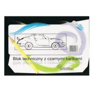 TECHNICKÝ BLOK A4 8k 160g ČIERNA PROTOS KARTY