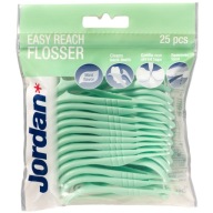 JORDAN Flosser 3v1 Špáradlá so zubnou niťou Čistič jazyka 25 ks.