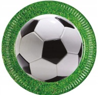 Papierové taniere na futbal, 8 kusov