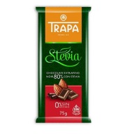 TRAPA Horká čokoláda 80% kakao so stéviou bez prísad