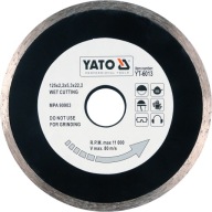 DIAMANTOVÝ KOTOUČ NA REZANIE OBKLADOV 125x22,2mm YATO