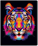 Diamond Painting Nová séria 5D zvieracích obrázkov diamantová výšivka lev tiger