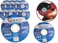 REZNÝ KOTÚČ NA KOV 10 ks. GEKO 125x1x22,2mm NA REZANIE PLECHU,OCELE