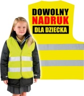 DETSKÁ REFLEXNÁ VESTA S VLASTNOU POTLAČOU VEĽKOSŤ M