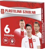 Plastelína POLSKA PZPN 6 farieb LEWANDOWSKI 4494