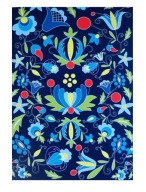NOTEBOOK A6 ĽUDOVÝ - KASHUBIAN ŻUKOWSKI - NAVY BLUE