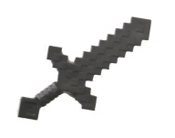 LEGO MINECRAFT MEČ - PERLEŤ TMAVO SIVÁ Č. 18787