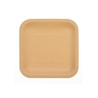 Kraft papierové taniere 18cm 8ks eko gril