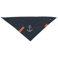 BE NORDIC, šatka, pre psov, tmavomodrá, S: 30 cm, s motívom kotvy