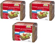 3x BENUS RAŽNÝ PROTEÍNOVÝ CHLIEB 250G