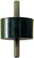 Gumový izolátor vibrácií A 2 skrutky 30x20mm M8x20