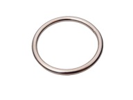 ZVÁRANÝ kovový krúžok 40 / 4 mm nikel 10 kusov