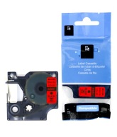 DYMO TAPE D1 45017 12mm / 7m ČERVENÁ