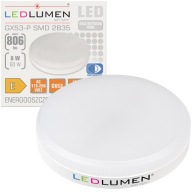 LED žiarovka GX53 8W=60W 806lm 120° CCD Úspora energie Bez blikania 4000K