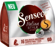 Douwe Egberts Senseo káva Intenso Espresso talianskeho štýlu 16 vrecúšok