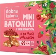 Dobra Kaloria Mini Bars malinový koláč 102g