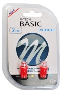 Žiarovka Led Žiarovky W5W T10 12V 8mm Konkáv