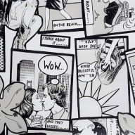 Dekoratívna nábytková dyha Comix 45 cm