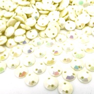 Kamienky Kryštály šitie Ecru Opalescent 4mm 1000