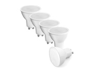 5x GU10 LED žiarovka 2W 3000K Teplá 180lm 120°