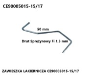 Maľovacie prívesky S CE90005015-15/17 - 50 ks.