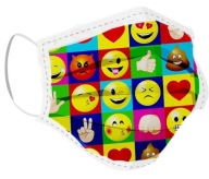 MASKY JEDNORÁZOVÉ EMOJI MASKY 17,7x9,5cm 5 ks.