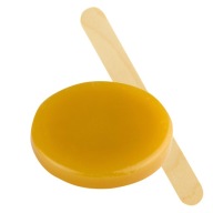 Tvrdý vosk na depiláciu tváre, podpazušia, bikín, Disk + stierka, Med