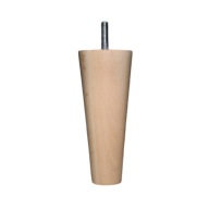 Nohy, drevené bukové nohy, kužeľ 30 cm, lakované