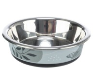 TRIXIE Miska pre psa modrá/sivá nerez/plast 0,4 l/o 14 cm