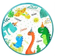 NARODENINOVÉ PAPIEROVÉ TANIERE NA TORTU DINOSAUR 6x