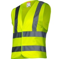 LAHTI PRO Žltá reflexná vesta L41322 3XL