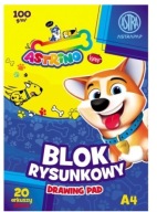 Podložka na kreslenie 100g/m2 A4, 20 listov