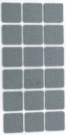Samolepiace plsti STAROSTLIVOSŤ O PODLAHU 30x30 mm SVETLO SIVÁ