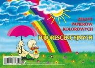 Zošit z farebných papierov Fluo A5/9k