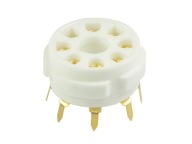 ZÁSUVKA KERAMICKÁ 8PIN PCB11 OCTAL 6SN7 KT88