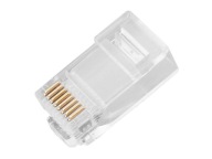 4 ks RJ45 PLUG Cat6 Pass Through 8P8C