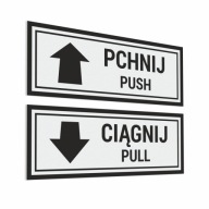 Samolepky Push Pull Push Pull 215x81