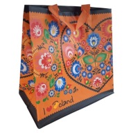 Nákupná taška 24L 35x20x35 Folklórna 1ks oranžová