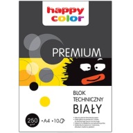 A4 TECHNICKÝ BLOK BIELY 250G 10 LISTOVÝ HAPPY