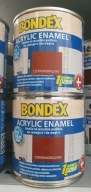 BONDEX Acryl Enamel 0,25L červeno-hnedý Emakol Supermal