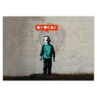 A5 LEVEL Nálepky Banksy Zero Likes