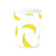 Jednorazové poháre Banana Picnic Fruit 6 ks