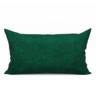 Dekoračná obliečka na vankúš 30x50 cm, tmavo fľaškovozelená ZAMAT