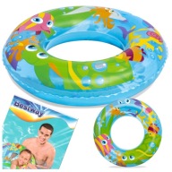 Nafukovací kruh pre deti 3-6 rokov na plávanie vo vode 56 cm Bestway 36013