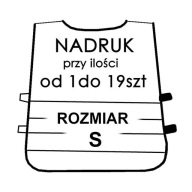 Služba potlače 1 kusu pri kúpe 1-19 viest