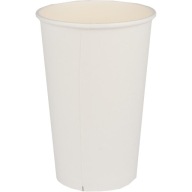 Pohár papierový 400 ml BIELY 50 ks.